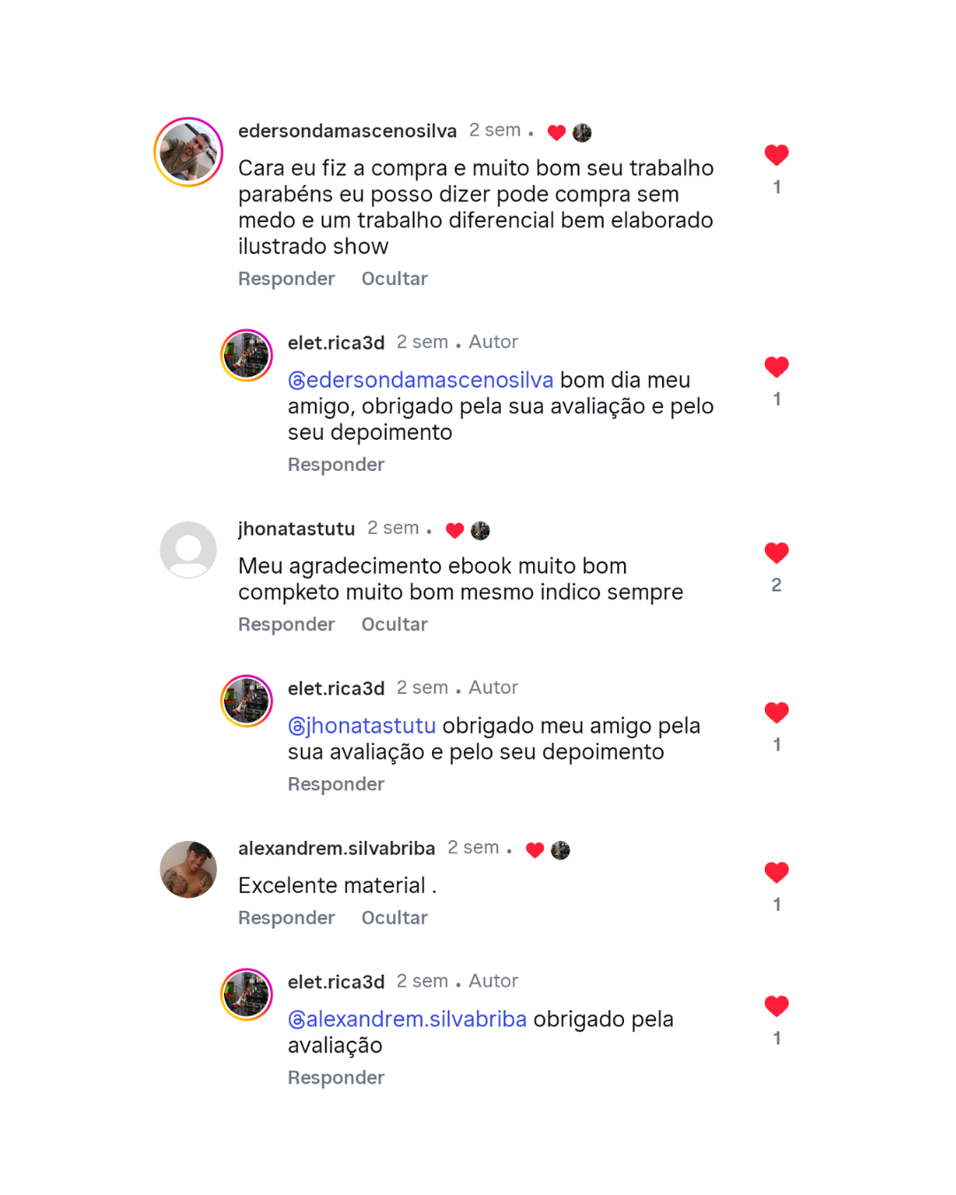3 comandos eletricos personalizado e colorido